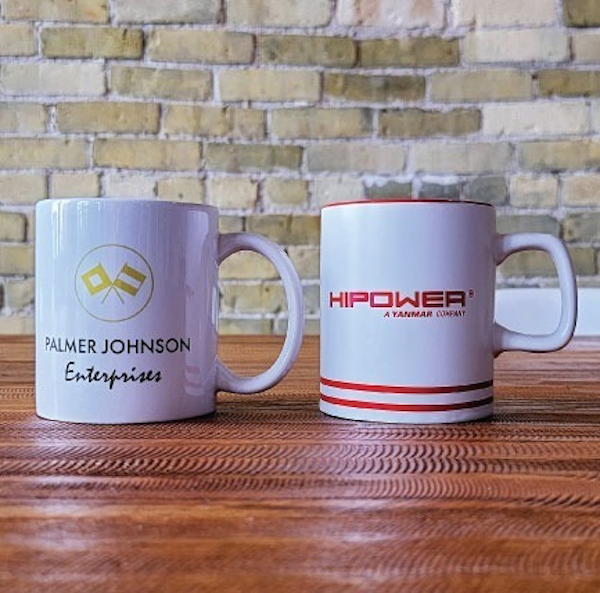 PJE and HIPOWER mugs